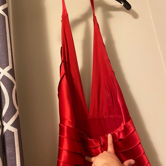 Red Cocktail Dress - Picture 4 of 4